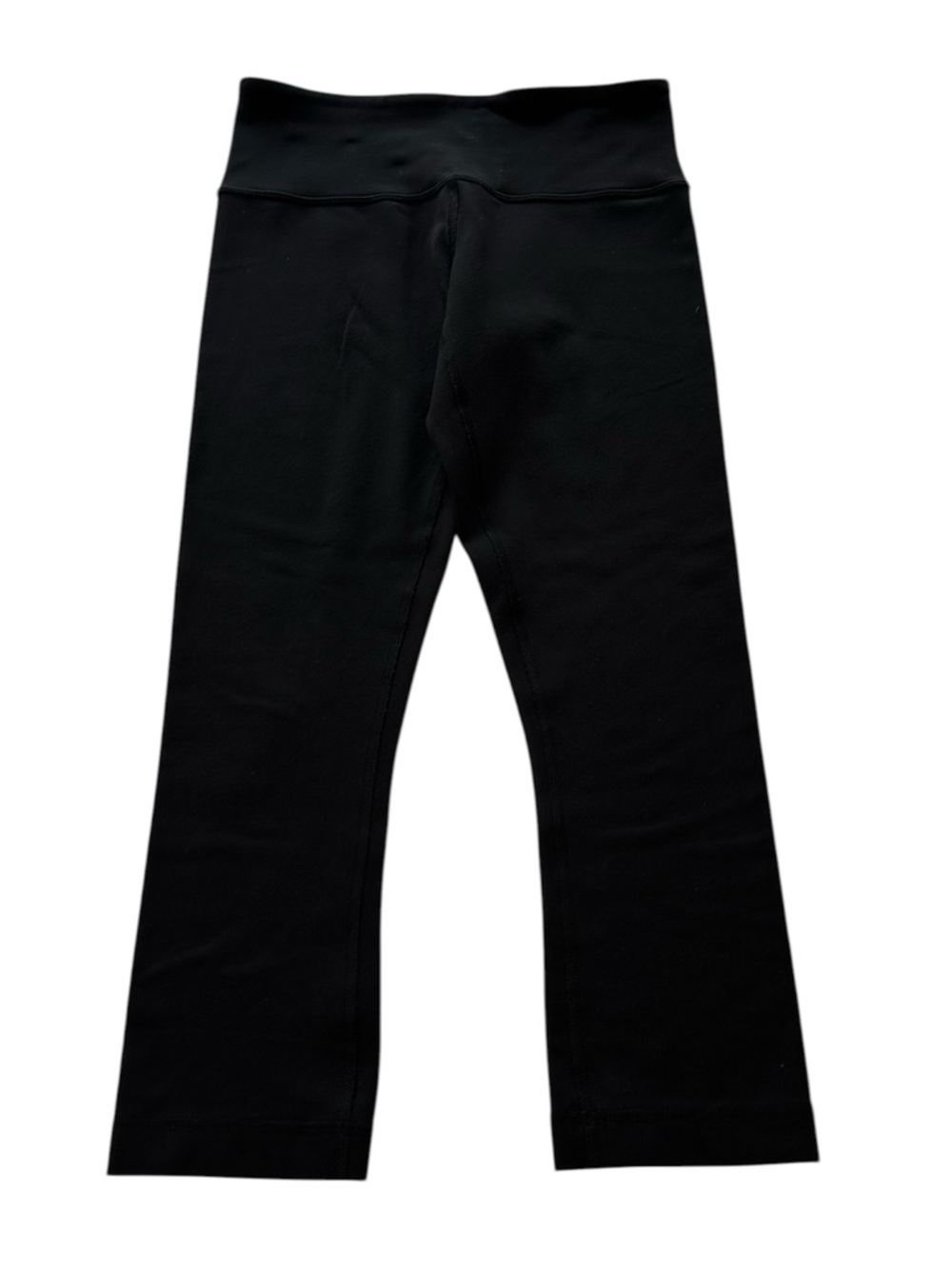 Lululemon Cropped Leggings Black Stretch Athletic Tights Women’s Size 2